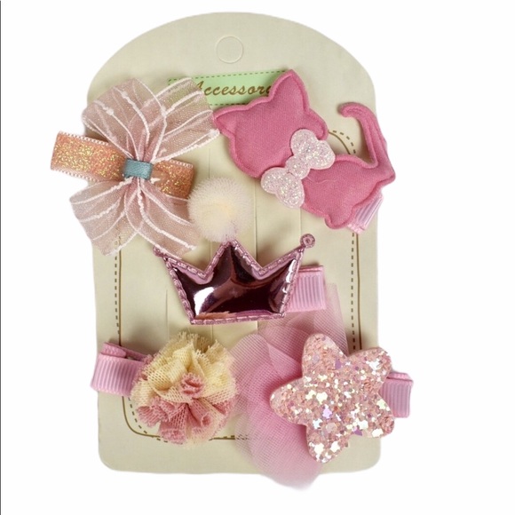 Other - "3/23" 5pcs handmade kids girl hair Accessories